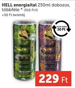 PRIVÁT Hell energiaital ajánlat