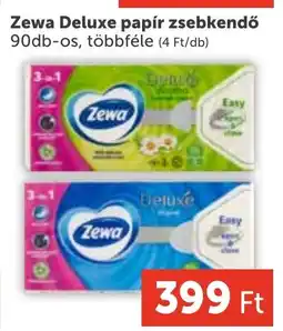 PRIVÁT Zewa Deluxe papír zsebkendő ajánlat