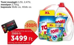 PRIVÁT Tomi mosógél, mosópor, kapszula ajánlat