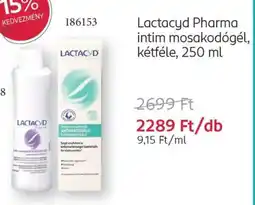 Rossmann Lactacyd Pharma intim mosakodógél, kétféle ajánlat