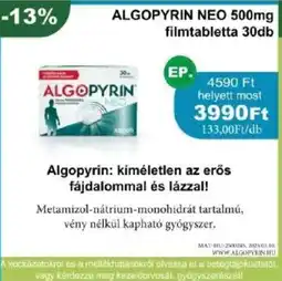 PatikaPlus Algopyrin neo filmtabletta ajánlat