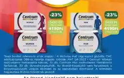 PatikaPlus Centrum man/woman multivitamin filmtabletta ajánlat