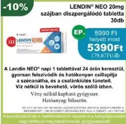 PatikaPlus Lendin neo szájban diszpergálódó tabletta ajánlat