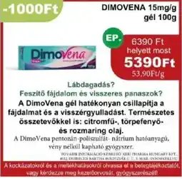 PatikaPlus Dimovena gél ajánlat