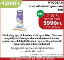PatikaPlus Mycosan ecsetelő körömgombára ajánlat