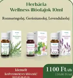 Herbária Herbária Wellness illóolajok ajánlat