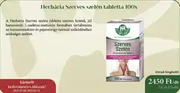 Herbária Herbária Szerves szelén tabletta ajánlat