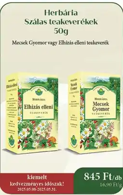 Herbária Szálas teakeverékek