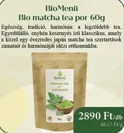 Herbária BioMenü Bio matcha tea por ajánlat