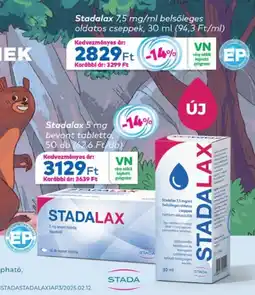Gyöngy Patikák Stadalax belsőleges oldatos cseppek ajánlat