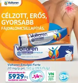 Gyöngy Patikák Voltaren Emulgel Forte gél ajánlat