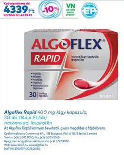 Algoflex Rapid lágy kapszula