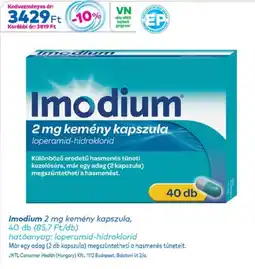 Gyöngy Patikák Imodium kemény kapszula ajánlat