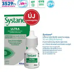 Gyöngy Patikák Systane Ultra lubrikáló szemcsepp ajánlat