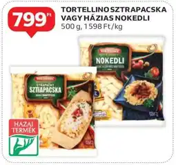 Auchan Tortellino Sztrapacska vagy Háziás Nokedli ajánlat