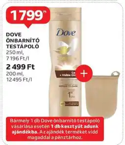 Auchan Dove Önbarnító Testápoló ajánlat