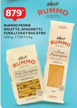 Auchan RUMMO Penne Rigate, Spaghetti, Fusilli vagy Bucatini ajánlat