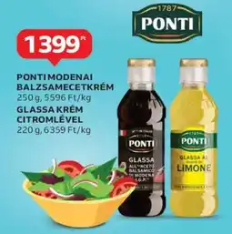 Auchan Ponti Modenai Balzsamecetkrém / Glassa Krém Citromlével ajánlat