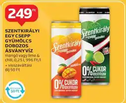 Auchan Szentkirályi Egy Csepp Gyümölcs Dobozos Ásványvíz ajánlat