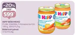 Auchan HIPP BÉBI MENÜ ajánlat