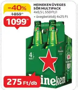 Auchan Heineken üveges sör multipack ajánlat