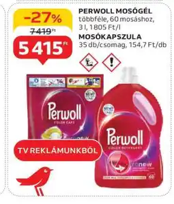 Auchan PERWOLL Mosógél ajánlat