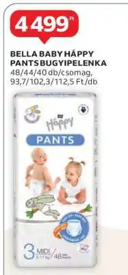 Auchan BELLA BABY HAPPY PANTS BUGYIPELENKA ajánlat