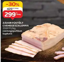 Auchan Zádor Füstölt Csemegeszalonna ajánlat
