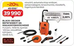 Auchan BLACK+DECKER BEPW1650KIT-QS MAGASNYOMÁSÚ MOSÓ ajánlat