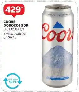 Auchan COORS DOBOZOS SÖR ajánlat