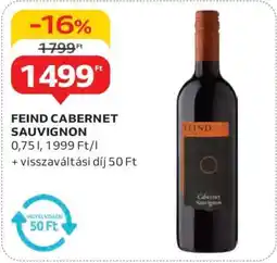 Auchan Feind Cabernet Sauvignon ajánlat