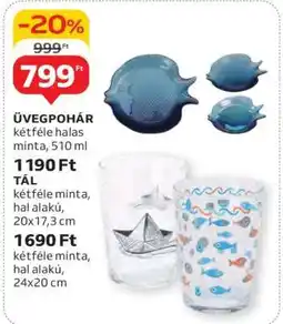 Auchan Üveg pohár ajánlat