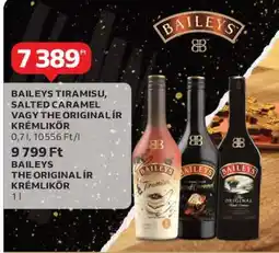 Auchan Baileys Tiramisu, Salted Caramel vagy The Original ír krémlikőr ajánlat