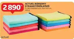 Auchan ACTUEL BÁRSONY STRANDTÖRÖLKÖZŐ ajánlat
