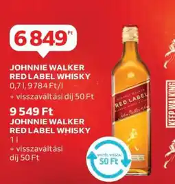 Auchan JOHNNIE WALKER RED LABEL WHISKY 0,7 l ajánlat