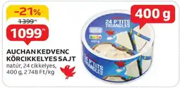 Auchan AUCHAN KEDVENC KÖRCIKKELEYES SAJT ajánlat