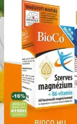 PatikaPlus BioCo Szerves magnézium ajánlat
