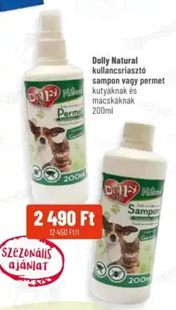 Alpha Zoo Dolly Natural kullancsriasztó sampon vagy permet ajánlat