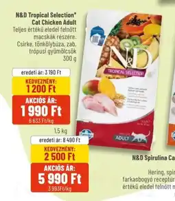 Alpha Zoo N&D Tropical Selection Cat Chicken Adult ajánlat