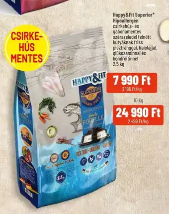 Alpha Zoo Happy&Fit Superior Hipoallergén ajánlat