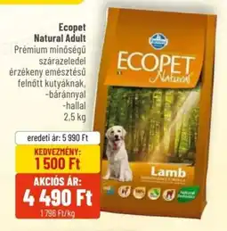 Alpha Zoo Ecopet Natural Adult ajánlat