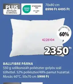 JYSK Ballfibre párna ajánlat