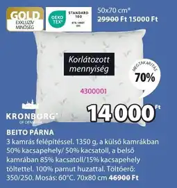 JYSK Kronborg beito párna ajánlat