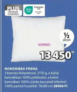 JYSK Nonsnibba párna ajánlat
