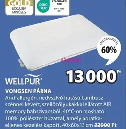 JYSK Wellpur vongsen párna ajánlat