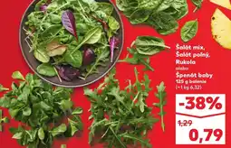 Kaufland SK Šalát mix, Šalát poľný, Rukola, Špenát baby ajánlat