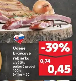 Kaufland SK Údené bravčové rebierka ajánlat