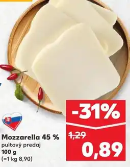 Mozzarella 45%