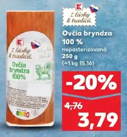 Kaufland SK Ovčia bryndza 100% ajánlat