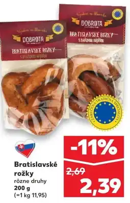 Kaufland SK DOBROTA Bratislavské rožky ajánlat